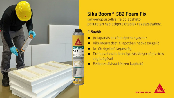 ПЕНА SIKA BOOM 582 FOAM FIX 12*750